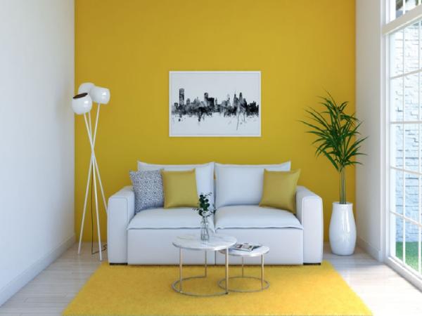 خرید و قیمت انواع رنگ ساختمانی زرد